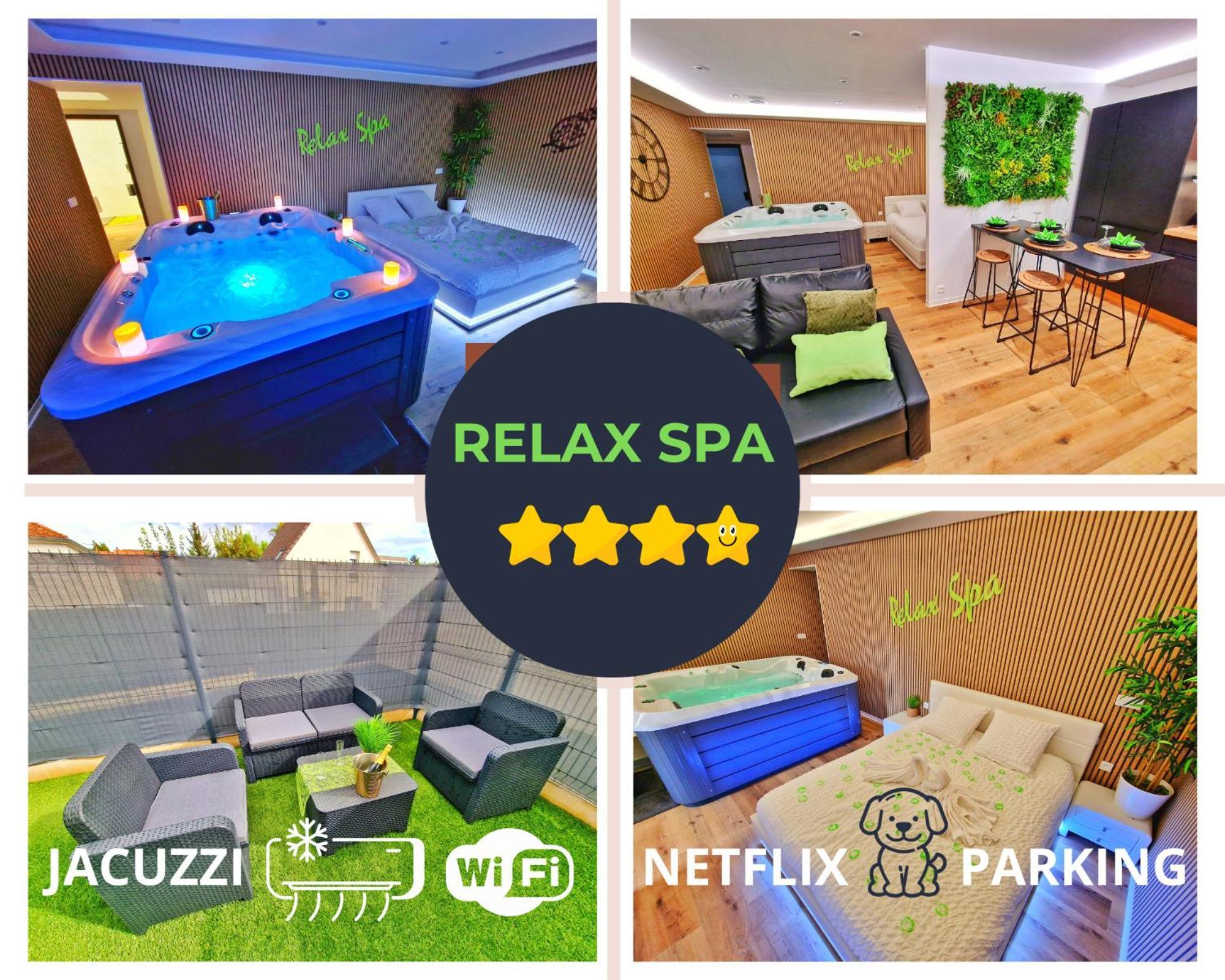 Muntzenheim Relax Spa-4 Pers-Jacuzzi-Parking-Jardin-Clim-Colmar מראה חיצוני תמונה